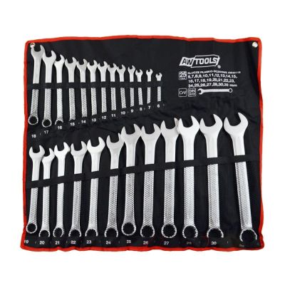AWTOOLS Kombinationsschlüsselsatz 25-teilig /6 mm-32 mm/
