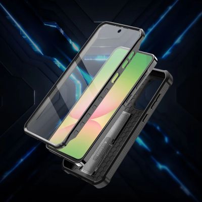 5. Tech-Protect Kevlar Cam+ Case für Samsung Galaxy A56 5G - Schwarz
