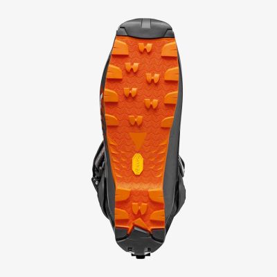 4. Scarpa F1 LT Skitourenschuhe – Carbon/Orange