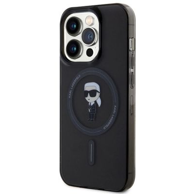 2. Karl Lagerfeld IML Ikonik MagSafe iPhone 14 Pro Max Hülle - Schwarz