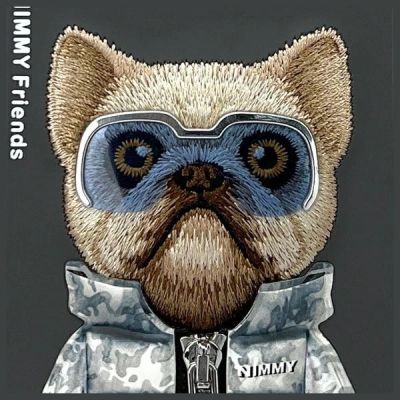 7. Nimmy Cool&Cute 2.0 Hundehülle für iPhone 16 Pro Max - Schwarz