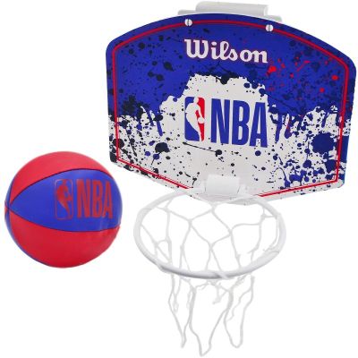 12. Basketball-Backboard 29x24CM NBA WILSON + Ball WTBA1302NBARD