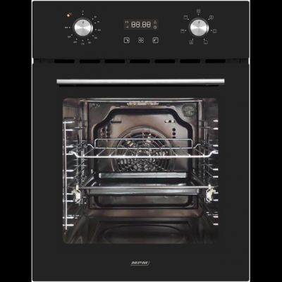 Einbau-Elektrobackofen MPM-45-BO-22, 45 cm, schwarz, mit Heißluft- und Grillfunktion