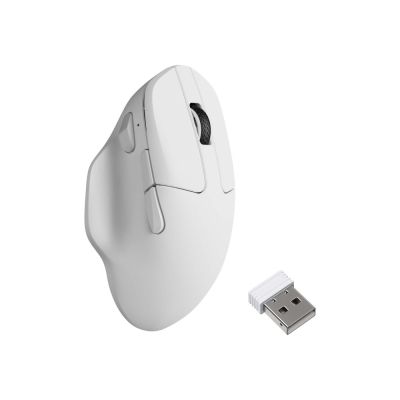 Keychron M7-A24 Maus für den Heimgebrauch, beidhändig bedienbar, kabellos (RF), Bluetooth, USB Typ-C, optisch, 30.000 DPI