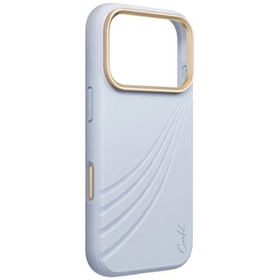 3. Uniq Coehl Serina Magnetische Ladehülle für iPhone 18 Pro / 17 Pro – Blau