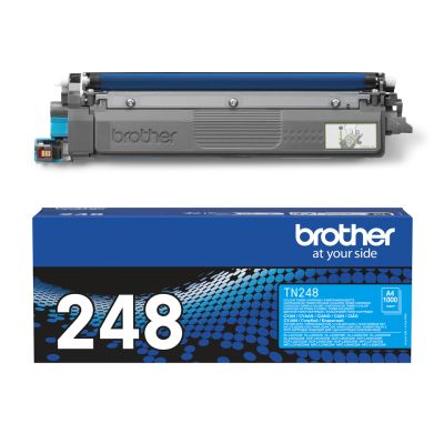 15. Brother TN-248C Tonerkartusche, 1 Stück, Original Cyan
