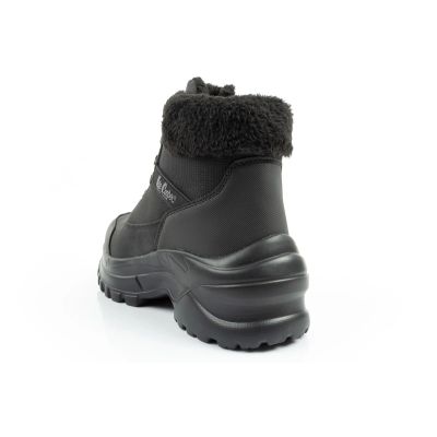 5. Lee Cooper Damen Winter-Wandersportschuhe, isoliert, schwarz, Schnürung
