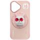 2. Nimmy Glasses Cool Cat MagSafe Case für iPhone 16 - Rosa