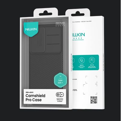 14. Nillkin CamShield Pro Hülle für Samsung Galaxy S25 mit Kameraabdeckung – Schwarz