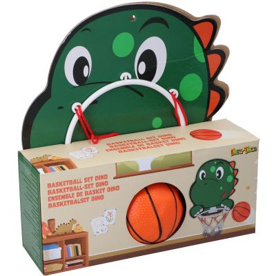 4. Basketball-Rückwand 40x30cm mit Dino-Ball