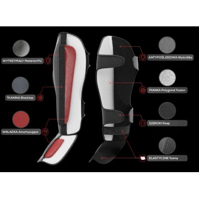 27. M Schienbeinschoner - Phantomrot