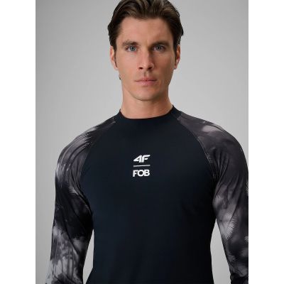 5. Langarmshirt für Schwimmen und Wassersport mit UPF50+ Filter, Herren 4F 4FRSS26TFWLM004-20S