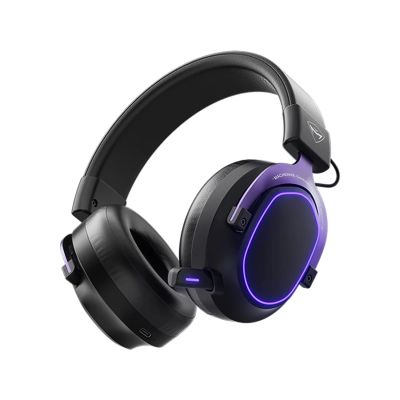 5. Machenike GX30 Pro Kabelloser Over-Ear-Gaming-Kopfhörer – Schwarz