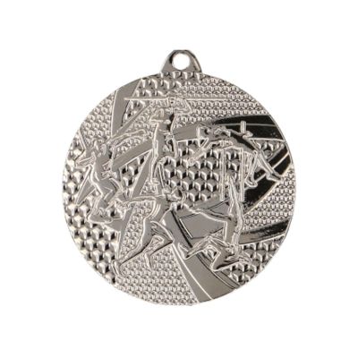 6. Silbermedaille Leichtathletik - Stahlmedaille