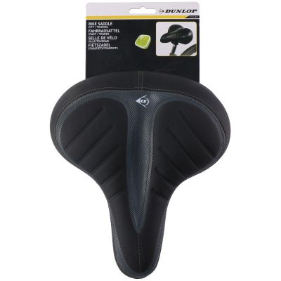 6. City-Touring-Fahrradsattel mit Federn 20x25cm Dunlop