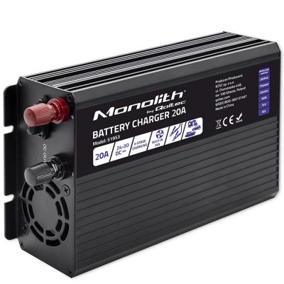 7. Monolith Smart-Ladegerät für LiFePO4-, AGM-, GEL- und SLA-Batterien, 20 A, 24 V