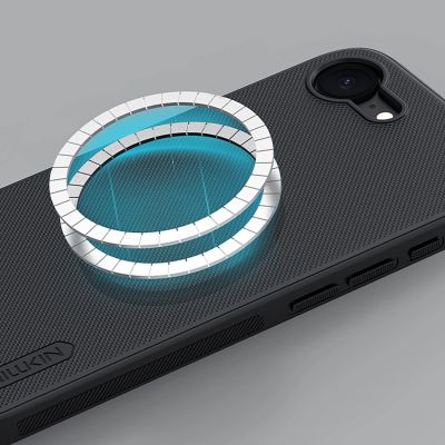 14. Nillkin Super Frosted Shield Pro Magnethülle für iPhone 16e / 17e – Schwarz