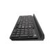 NATEC Drahtlose Tastatur FELIMARE US SLIM Bluetooth + 2,4 GHz Tablet-/Smartphone-Halterung NKL-1973
