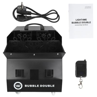 17. LIGHT4ME BUBBLE DOUBLE - 300W Seifenblasenmaschine, drahtlose Fernbedienung