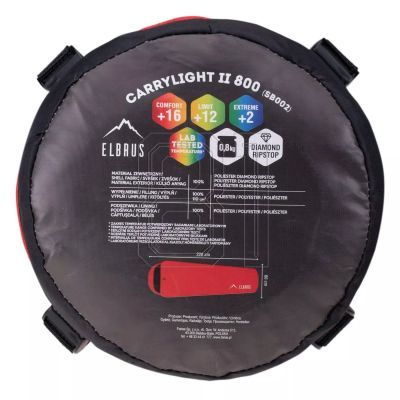 4. Elbrus Carrylight II 800 Schlafsack 92800454767