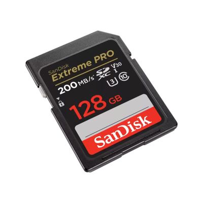 6. SANDISK EXTREME PRO SDXC 128 GB 200/90 MB/s A2
