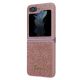 6. Guess Glitter Script Hülle für Samsung Galaxy Z Flip 5 – Rosa