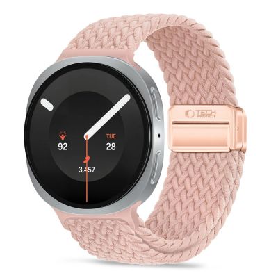 Tech-Protect NylonMag Armband für Samsung Galaxy Watch 40/44/46 mm – Pink