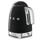 Smeg KLF04BLEU Wasserkocher, 1,7 l, 2400 W, Schwarz