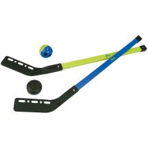 Streetball-Set mit 2 Schlägern, Ball und Puck
