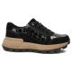 2. Damen-Keilsneaker aus Lackleder, schwarz, Filippo DP7988