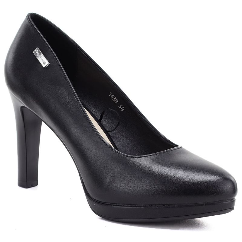Sergio Leone 1438 schwarze Plateau-Pumps