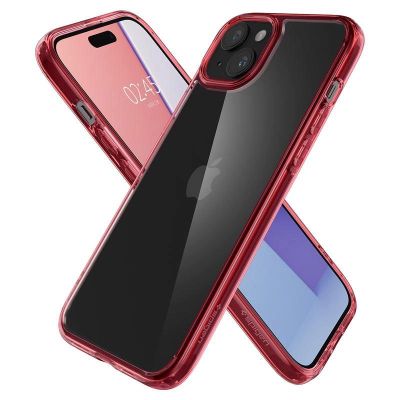 6. Spigen Ultra Hybrid-Hülle für iPhone 15 Plus – rot