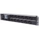 10. Intellinet 19" Rackmount-Steckdosenleiste 2U, 15 Schuko-Steckdosen, Doppelschalter, 3 m Kabel