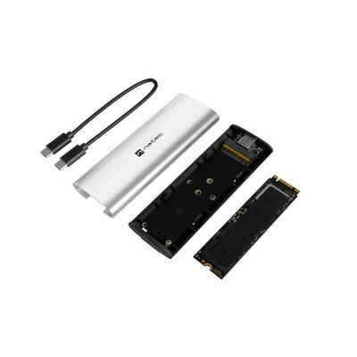 NATEC SSD-Gehäuse Rhino M.2 NVMe Lite USB-C 3.2