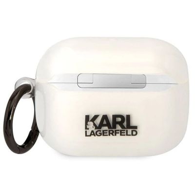 2. Karl Lagerfeld KLAPHNCHTCT Airpods Pro Abdeckung transparent Ikonik Choupette