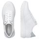 3. Weiße Damen-Sportschuhe aus Leder, Remonte Rieker D2V03-80