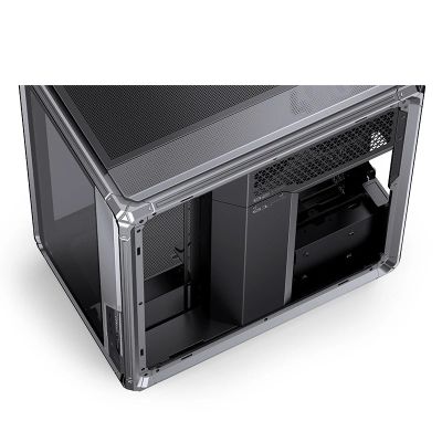 29. Jonsbo X400 PC-Gehäuse, Midi-Tower, ATX, gehärtetes Glas – grau
