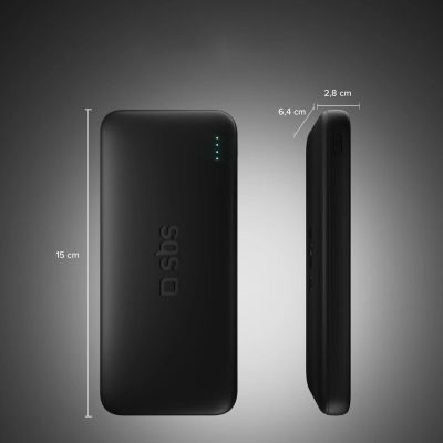 8. SBS Infinity Powerbank 20000mAh 10W LiFePo₄ USB-A USB-C - Schwarz