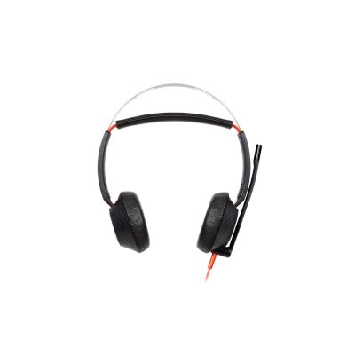 156. Poly Blackwire 5220 Stereo-Kopfhörer USB-C Headset + 3,5-mm-Klinkenstecker + USB-C/A-Adapter 8X231AA
