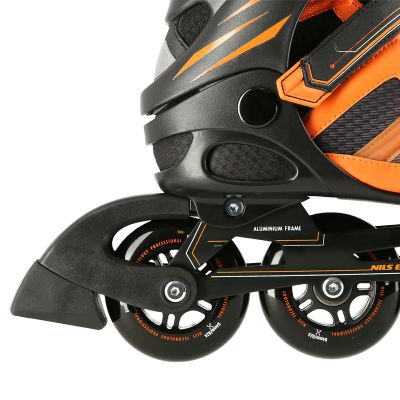 5. NILS Extreme NA14112 Rollschuhe, schwarz und orange, Größe 39