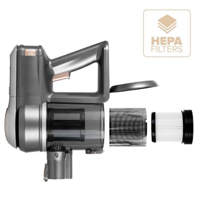 8. ELDOM Akku-Staubsauger OB210 2-in-1 Vertikal- und Handstaubsauger 40 Min. BLDC-Motor Vier Lademöglichkeiten