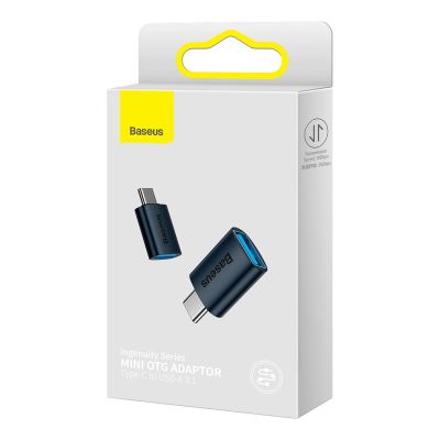 7. Baseus Ingenuity Series USB Type C auf USB-A 3.2 Gen 1 Adapter blau (ZJJQ000003)