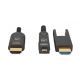 3. Manhattan 355544 HDMI-Kabel 70 m HDMI Typ A (Standard) HDMI Typ D (Micro) Schwarz