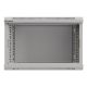 24. Lanberg 19" 6U 540x350 graue Glastür Wand-Rack-Schrank (Flat Pack)