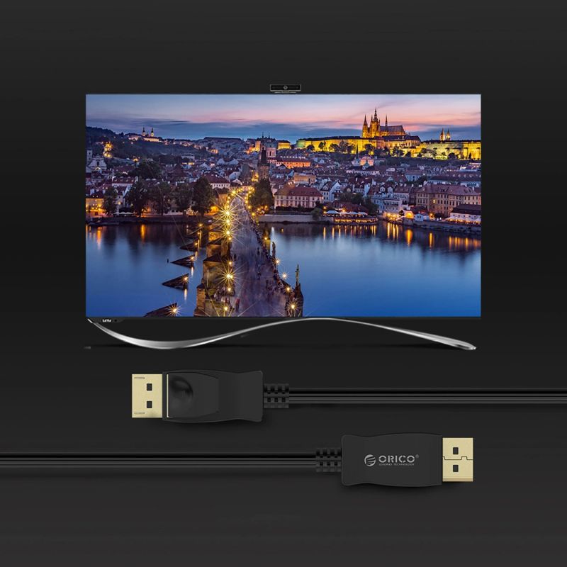 10. Orico XD-DTD DisplayPort auf DVI 4K Kabel 1m - Schwarz