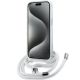 4. Karl Lagerfeld Crossbody IML Karl Head MagSafe Hülle für iPhone 15 / 14 / 13 – transparent