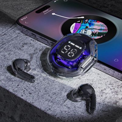 3. Acefast T8 TWS Bluetooth-Funkkopfhörer – Schwarz