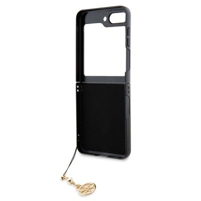 7. Guess 4G Charms Collection Hülle für Samsung Galaxy Z Flip 5 – braun