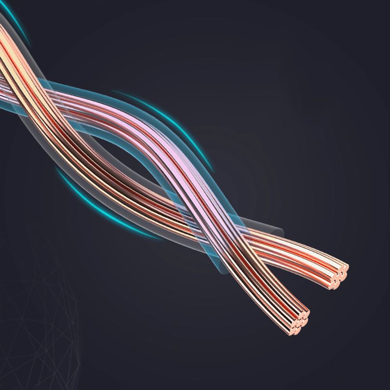 13. Ugreen Ethernet-Patchkabel U/FTP Cat. 7 10 Gbit/s flach 0,5 m schwarz (NW106)