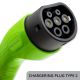 11. Qoltec EV-Ladestation 2in1 Typ 2 22kW Wi-Fi LCD RFID 3-Phasen-Wanddose 5m